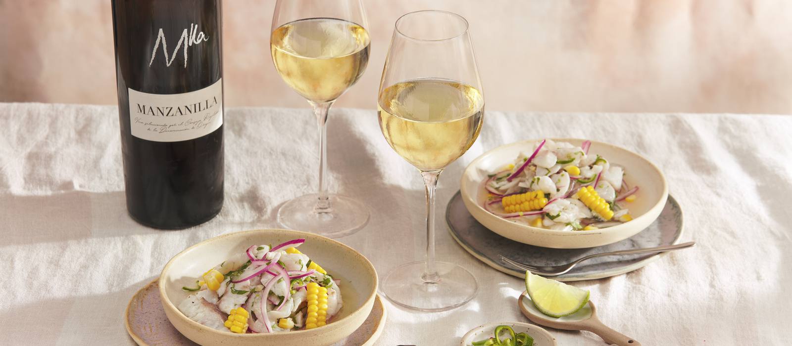 Ceviche y Manzanilla